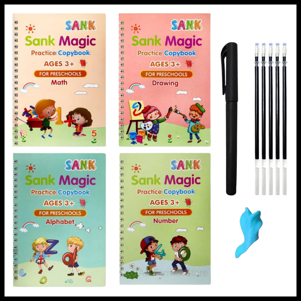 Skriv och torka övningsböcker - Ozerty