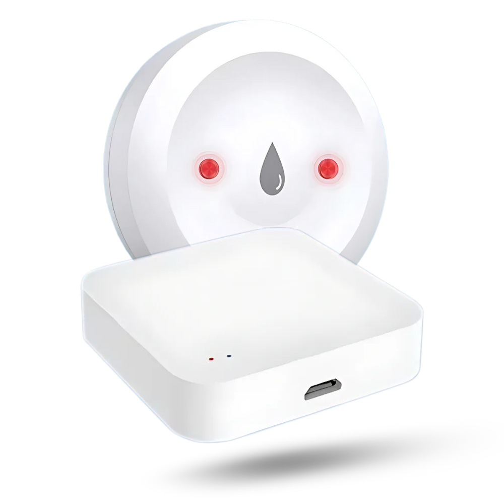 LeakLock trådlös sensor -1 Sensor för vattenläckage med Wi-fi-hubb - Ozerty