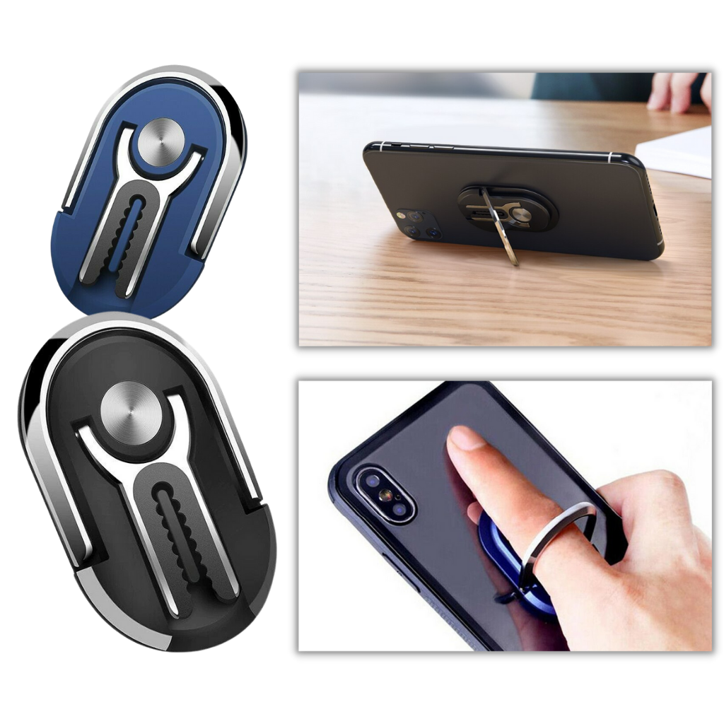 2 i 1 ringhållare för mobiltelefon - Ozerty, Minimalistiskt halsband med ringhållare - Ozerty