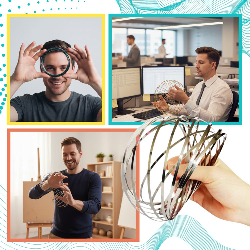 3D spiralfjäder i rostfritt stål - Ozerty