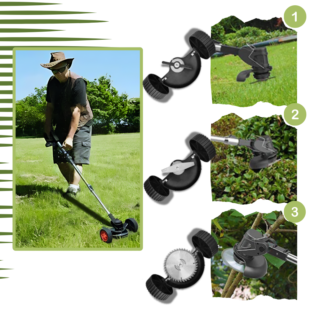 3-i-1 sladdlös grästrimmer - Ozerty