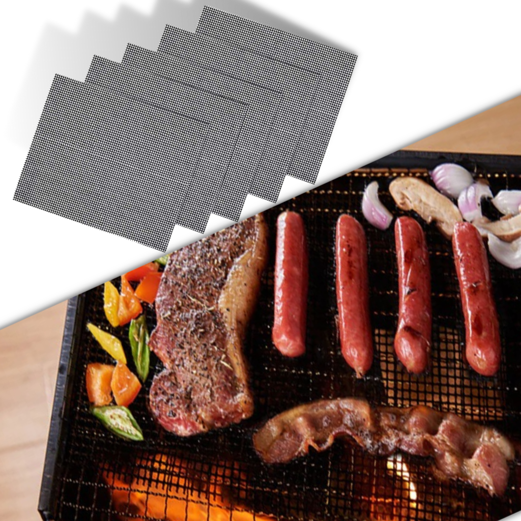 5-delar Non Stick BBQ grillmatta - Ozerty