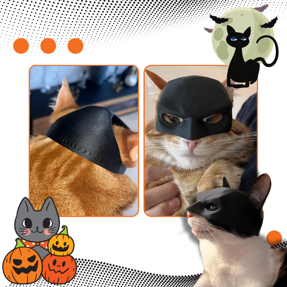 Bedårande Batman mask för katt - Ozerty