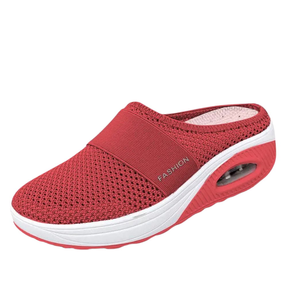 Slip-on-skor med luftkudde -Röd/EU35/US4/UK2Röd/EU36/US5/UK3Röd/EU37/US6/UK4Röd/EU38/US7/UK5Röd/EU39/US8/UK6Röd/EU40/US9/UK7Röd/EU41/US10/UK8Röd/EU42/US11/UK9Röd/EU43/US12/UK10 - Ozerty