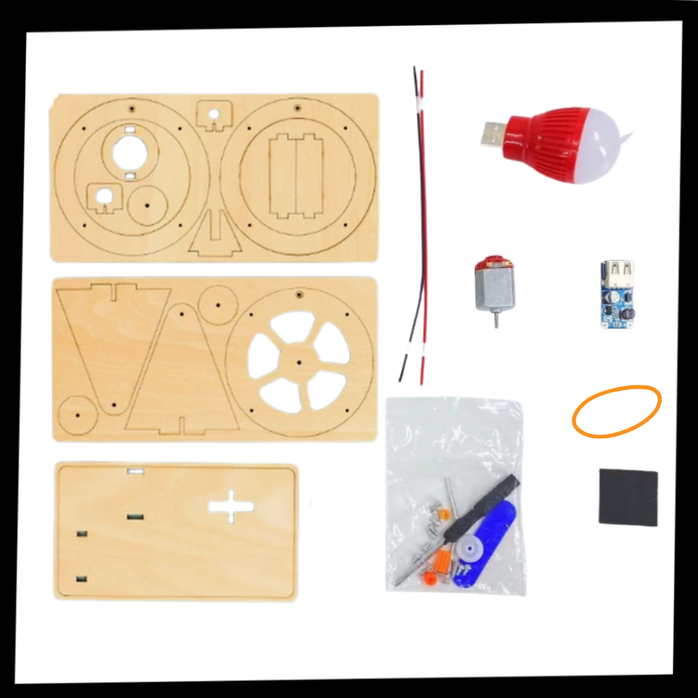 Monteringsbar vetenskapsleksak i trä - Ozerty