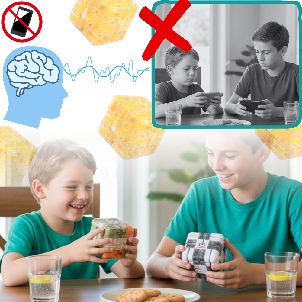 Labyrintkub för hjärnträning - Ozerty