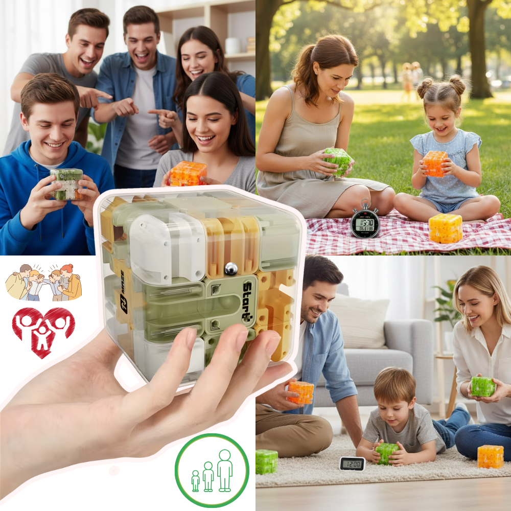 Labyrintkub för hjärnträning - Ozerty