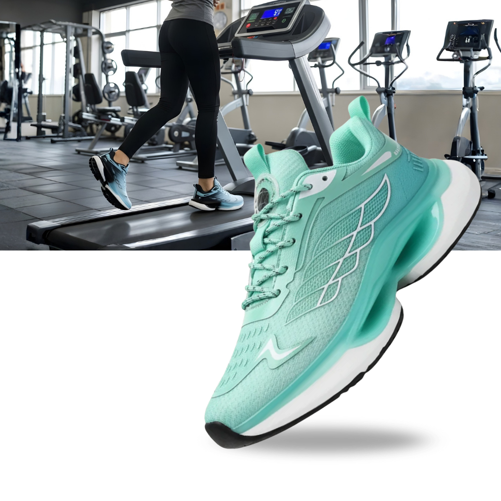 Andningsbara, stötdämpande löparskor - Ozerty