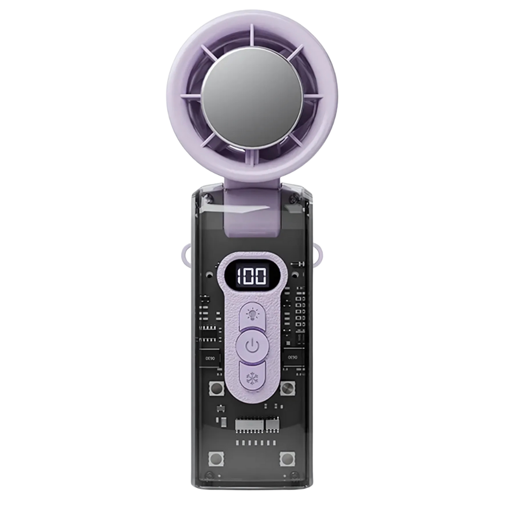 Breeze Mini Turbo-fläkt -Violett - Ozerty