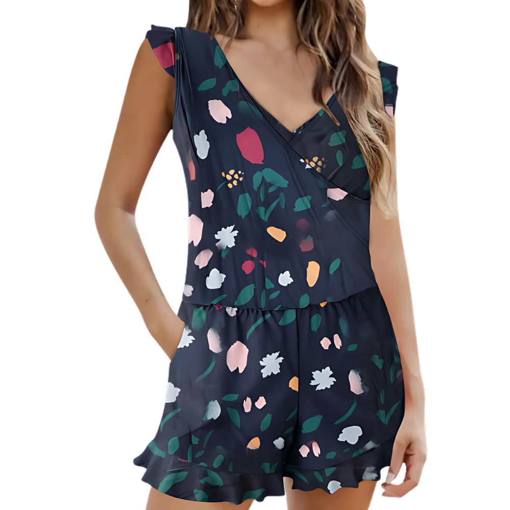 Bad jumpsuit med inbyggd bh -Blossom/XSBlossom/SBlossom/LBlossom/MBlossom/XLBlossom/2XLBlossom/3XL - Ozerty