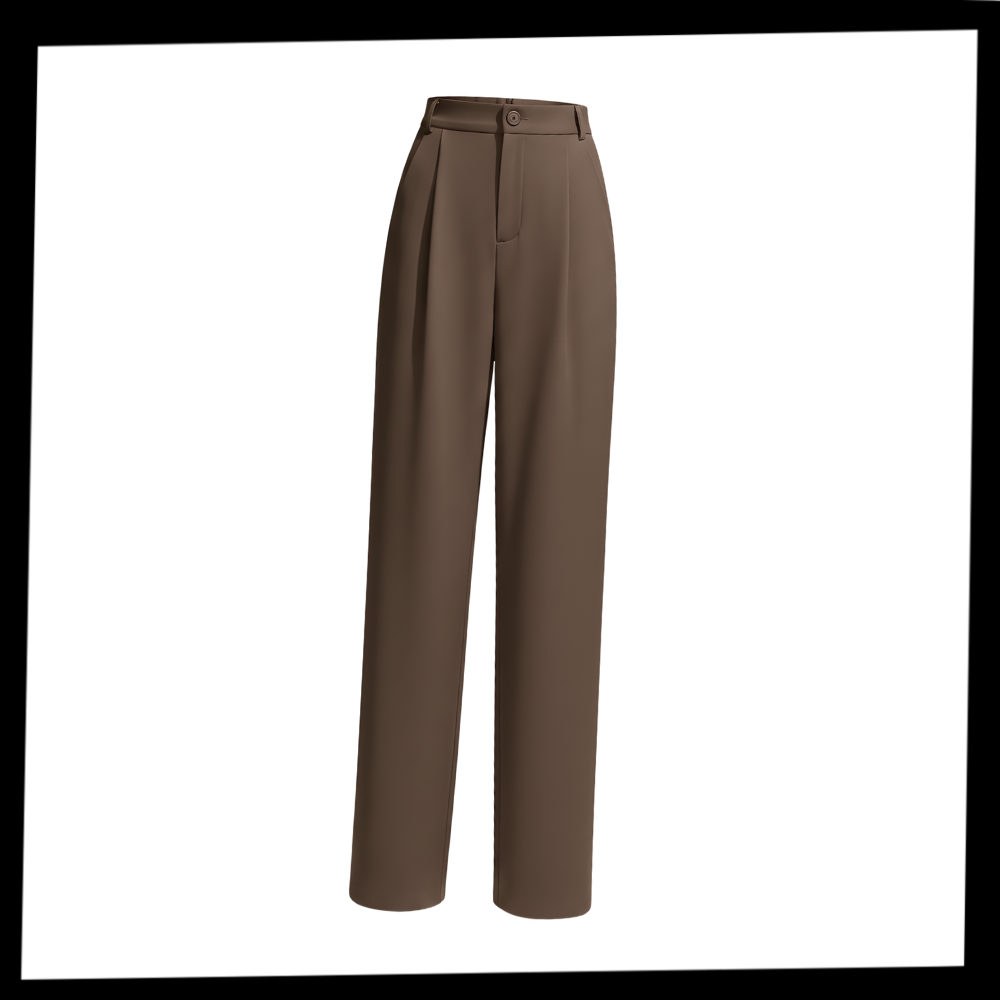 Chic Composure byxor med vida ben - Ozerty