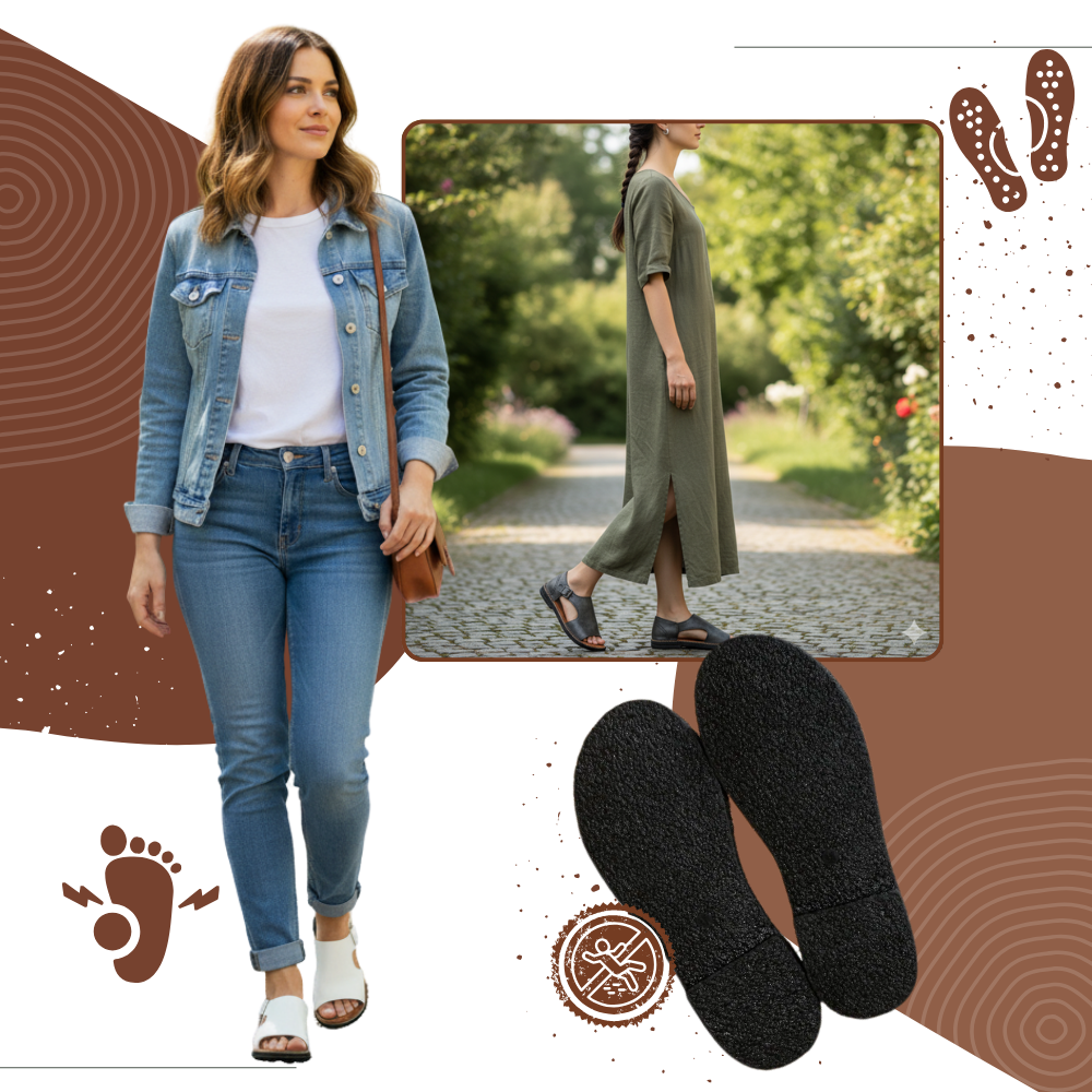 Chica vintage ortopediska sandaler - Ozerty