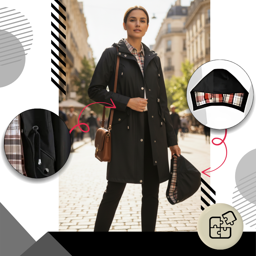 Chic Vattentät Trenchcoat - Ozerty