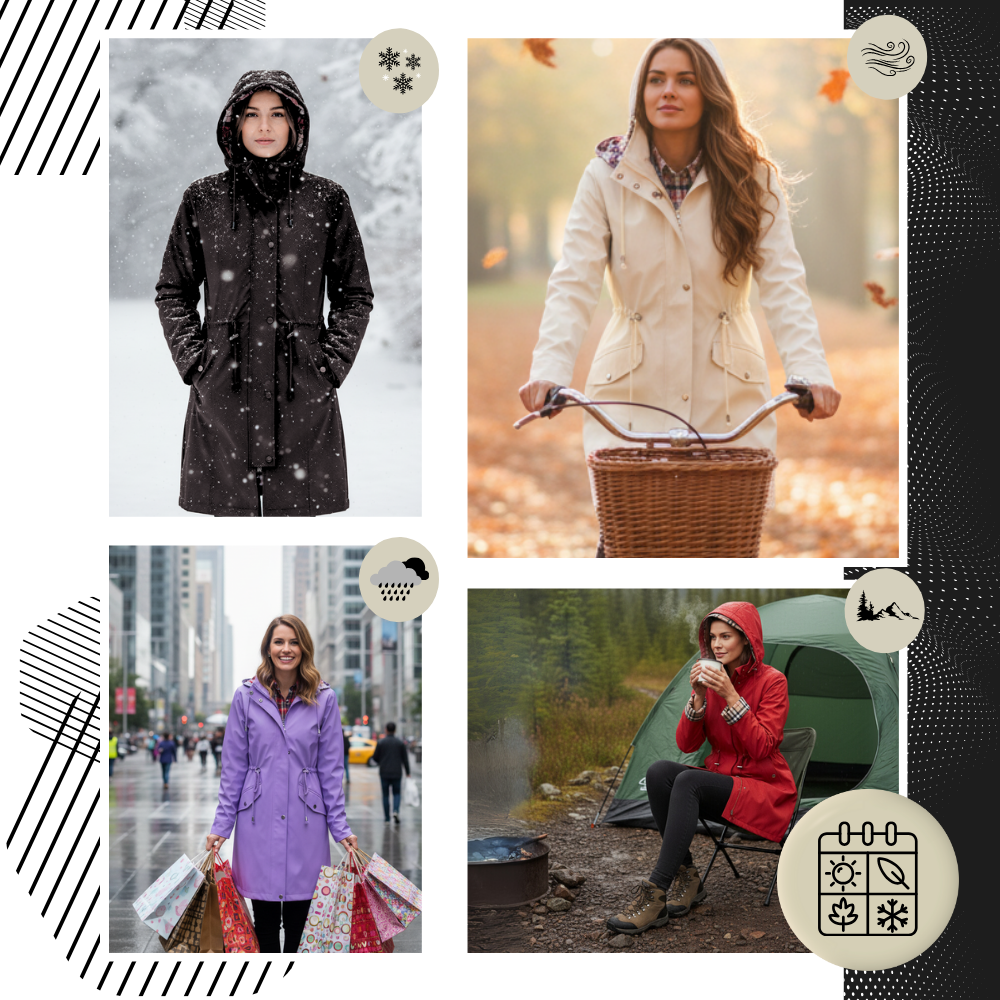 Chic Vattentät Trenchcoat - Ozerty