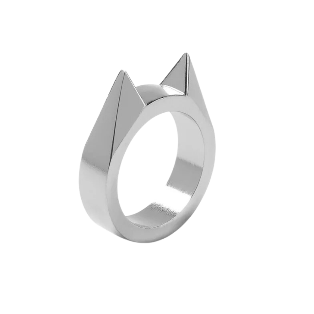 Ring för självförsvar -Silver - Ozerty