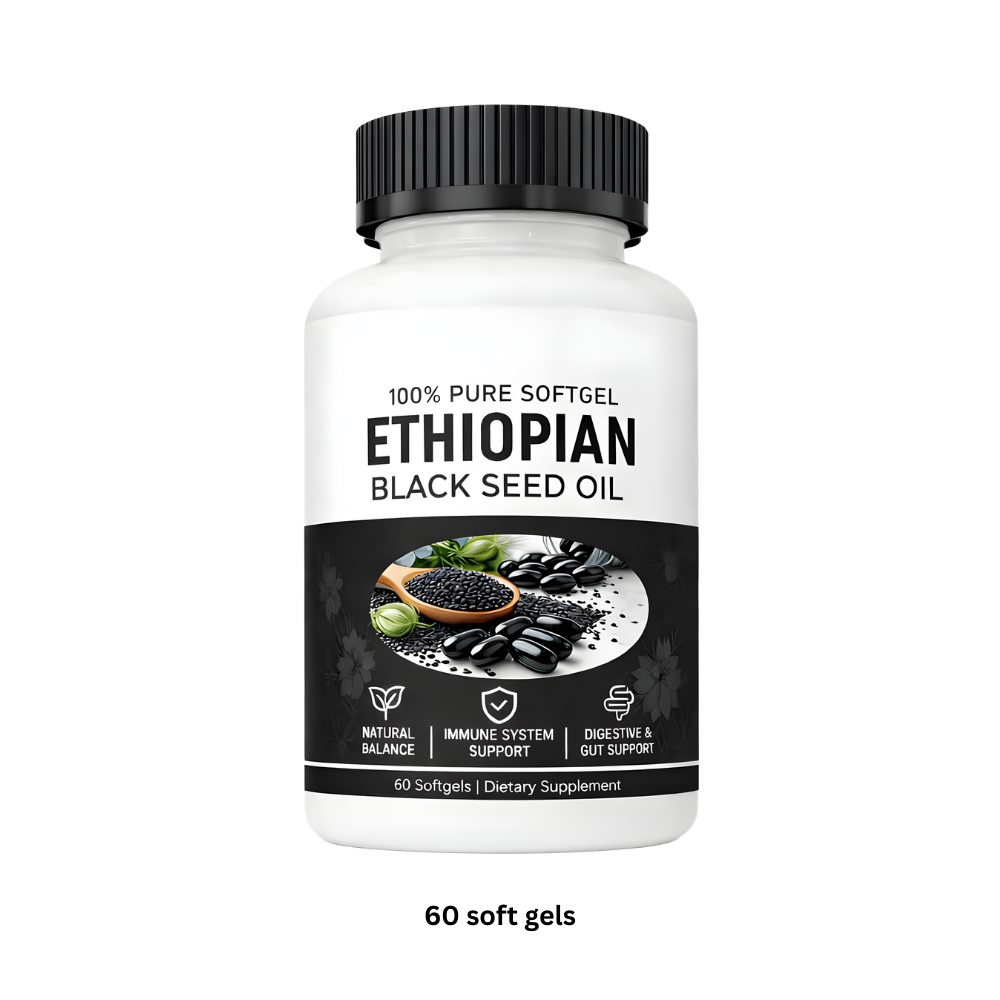 Kallpressad svartkumminolja i kapselform - Ozerty