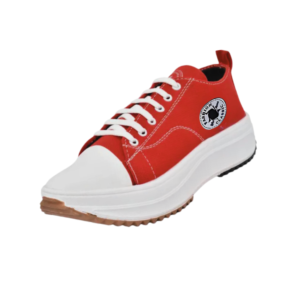Bekväma upphöjda canvas-sneakers -Röd/EU35/US5/UK2Röd/EU36/US6/UK3Röd/EU37/US6.5/UK4Röd/EU38/US7.5/UK5Röd/EU39/US8.5/UK6Röd/EU40/US9/UK7Röd/EU41/US9.5/UK8Röd/EU42/US10/UK9 - Ozerty