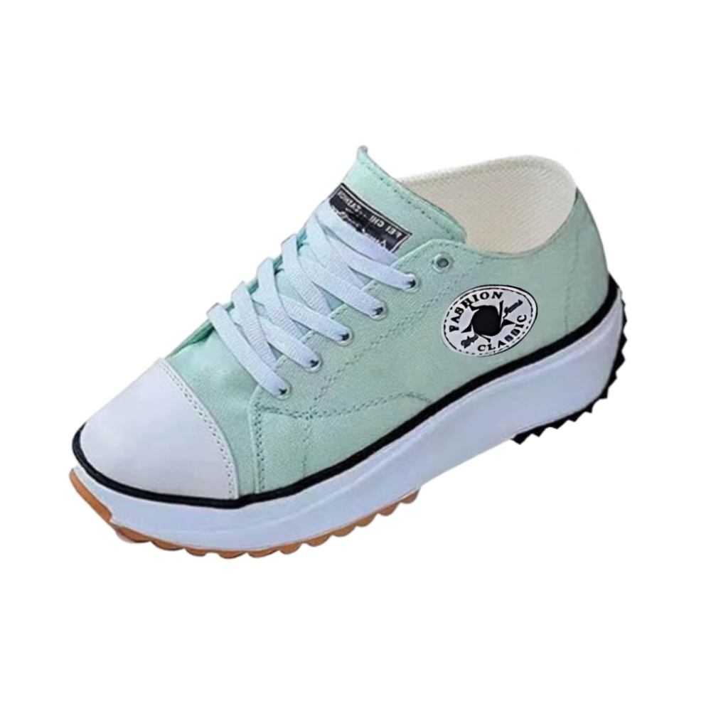 Bekväma upphöjda canvas-sneakers -Mintgrön/EU35/US5/UK2Mintgrön/EU36/US6/UK3Mintgrön/EU37/US6.5/UK4Mintgrön/EU38/US7.5/UK5Mintgrön/EU39/US8.5/UK6Mintgrön/EU40/US9/UK7Mintgrön/EU41/US9.5/UK8Mintgrön/EU42/US10/UK9 - Ozerty