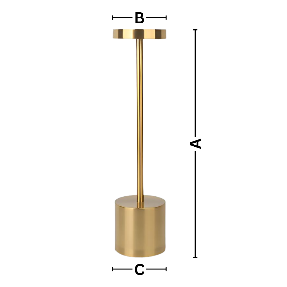 Sladdlös uppladdningsbar bordslampa - Ozerty
