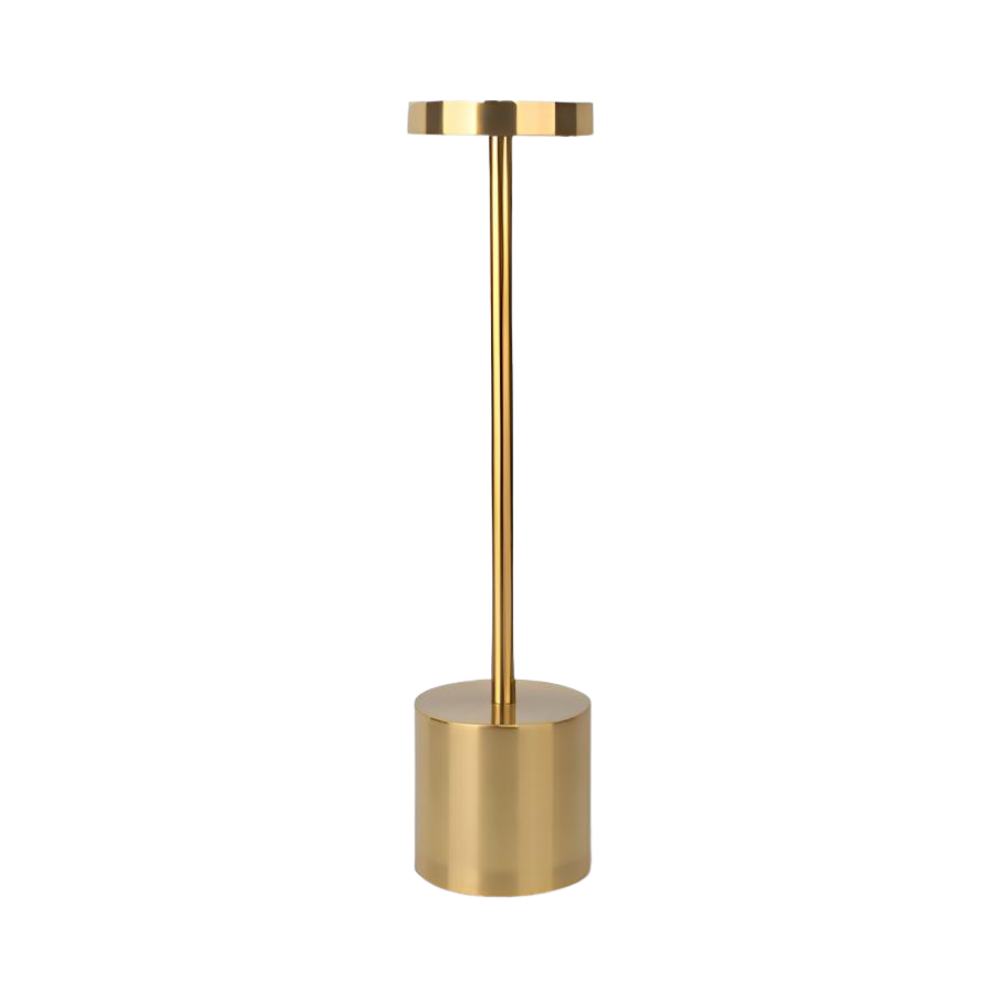 Sladdlös uppladdningsbar bordslampa -Guld - Ozerty