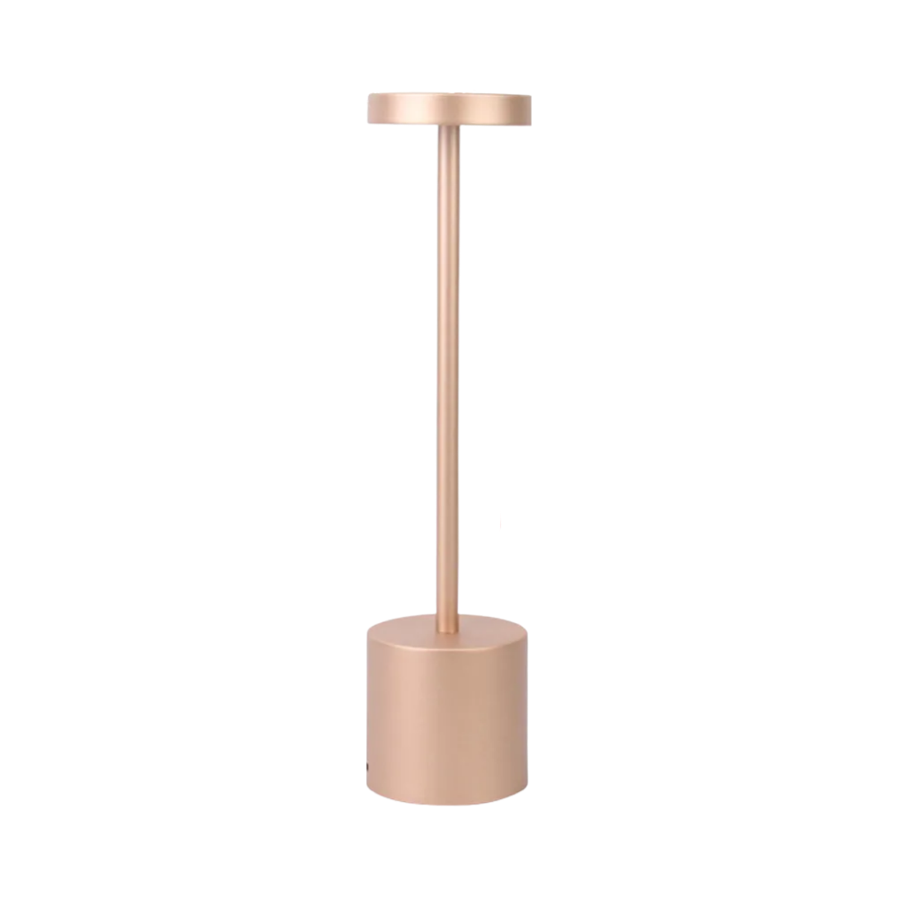 Sladdlös uppladdningsbar bordslampa -Roséguld - Ozerty