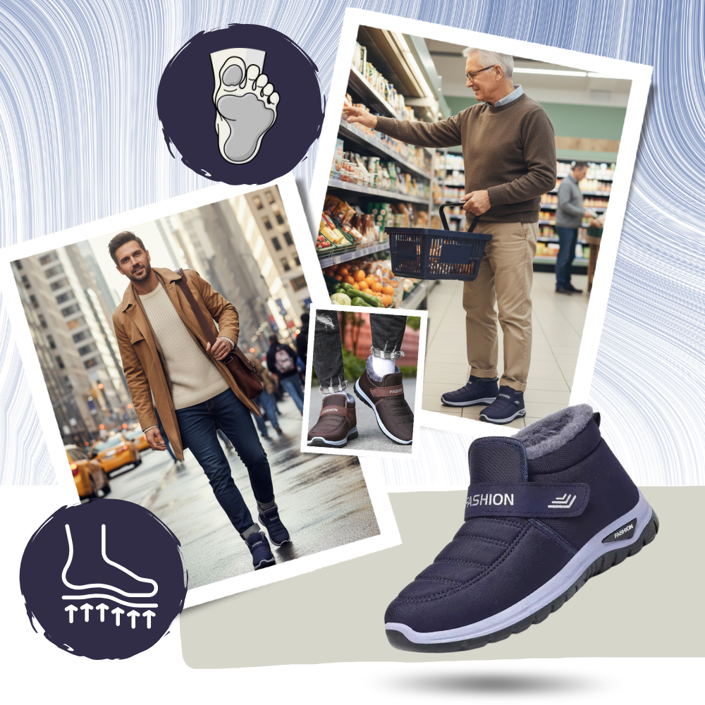 Vinterstövlar med vaddering - Ozerty