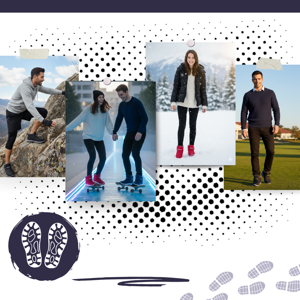 Vinterstövlar med vaddering - Ozerty