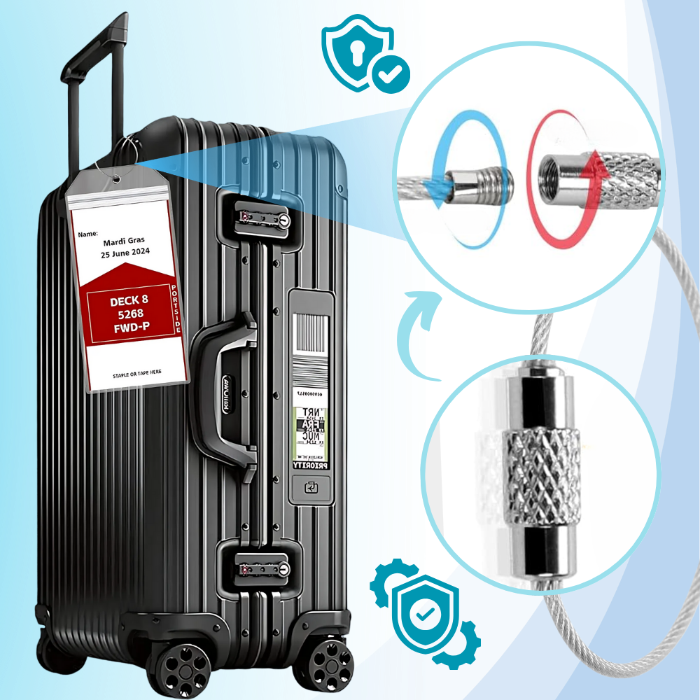 Anpassad Vattentät Bagage-Tag - Ozerty
