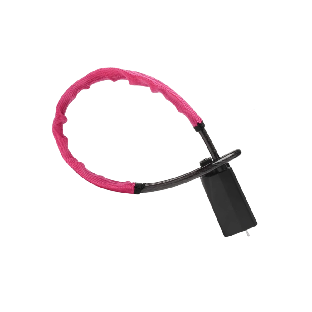 Dubbelt säkerhetsrattlås -Rosa - Ozerty
