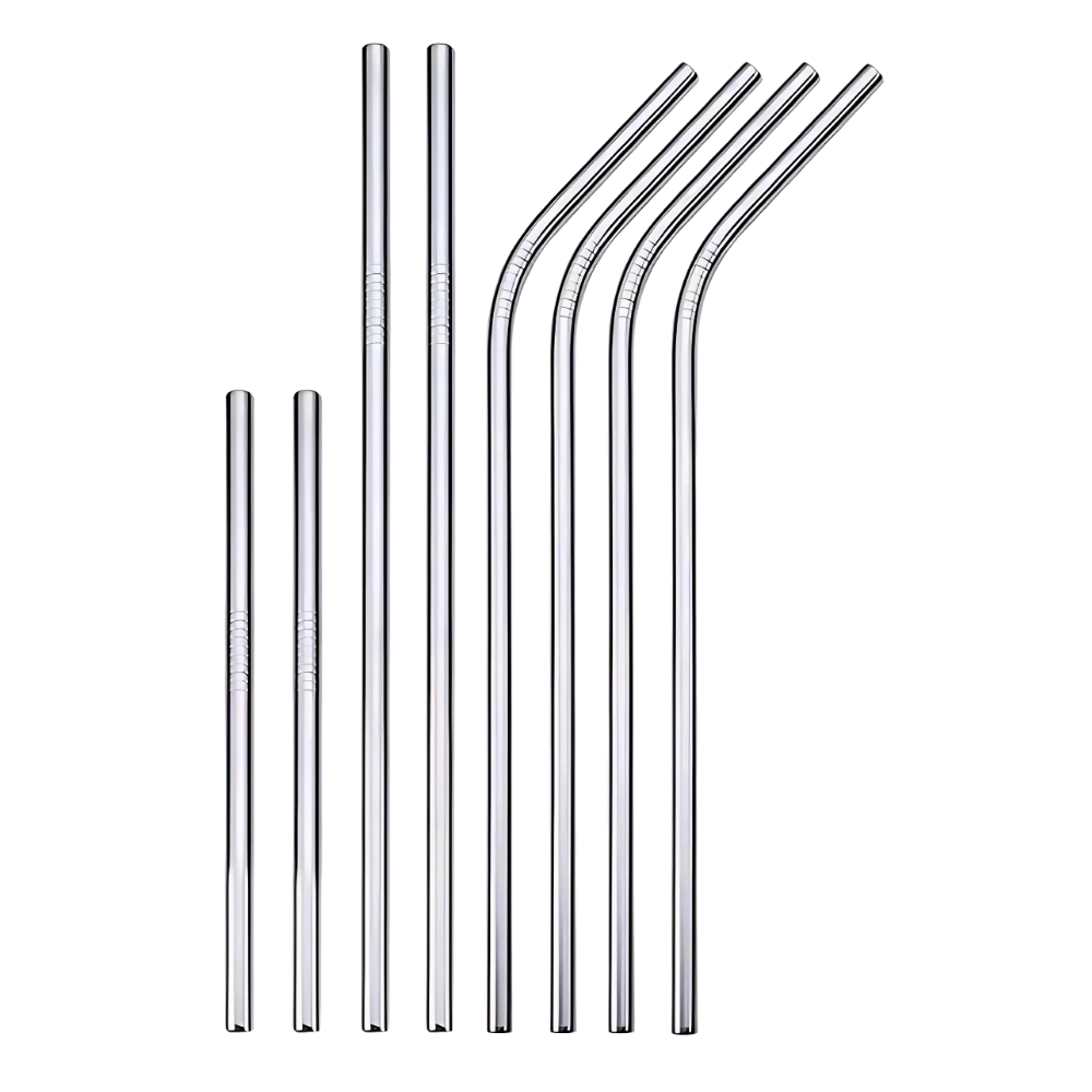 Eco Sip-Sugrör -Silver - Ozerty