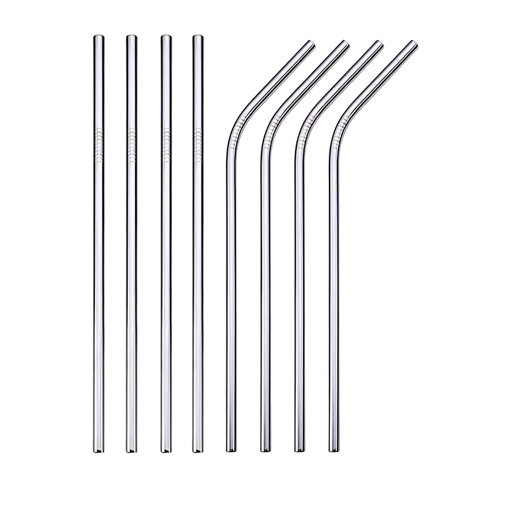 Eco Sip-Sugrör -Silver - Ozerty