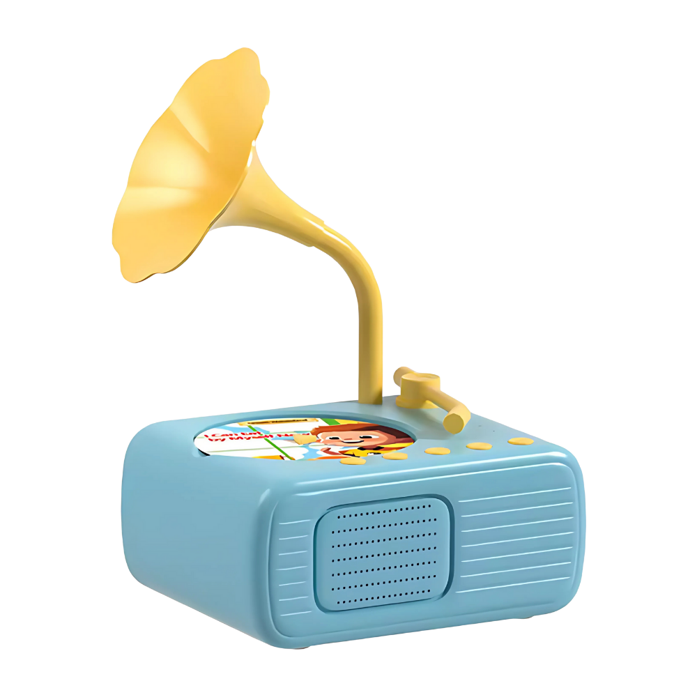 Pedagogisk Retro-Ljudleksak -Blå - Ozerty
