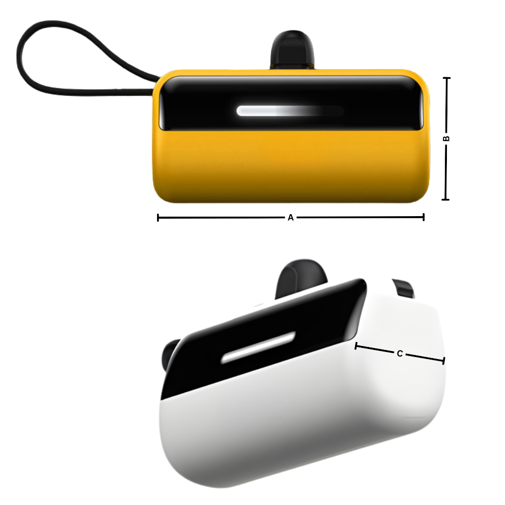 Effektiv och pålitlig mini-powerbank med stativ - Ozerty