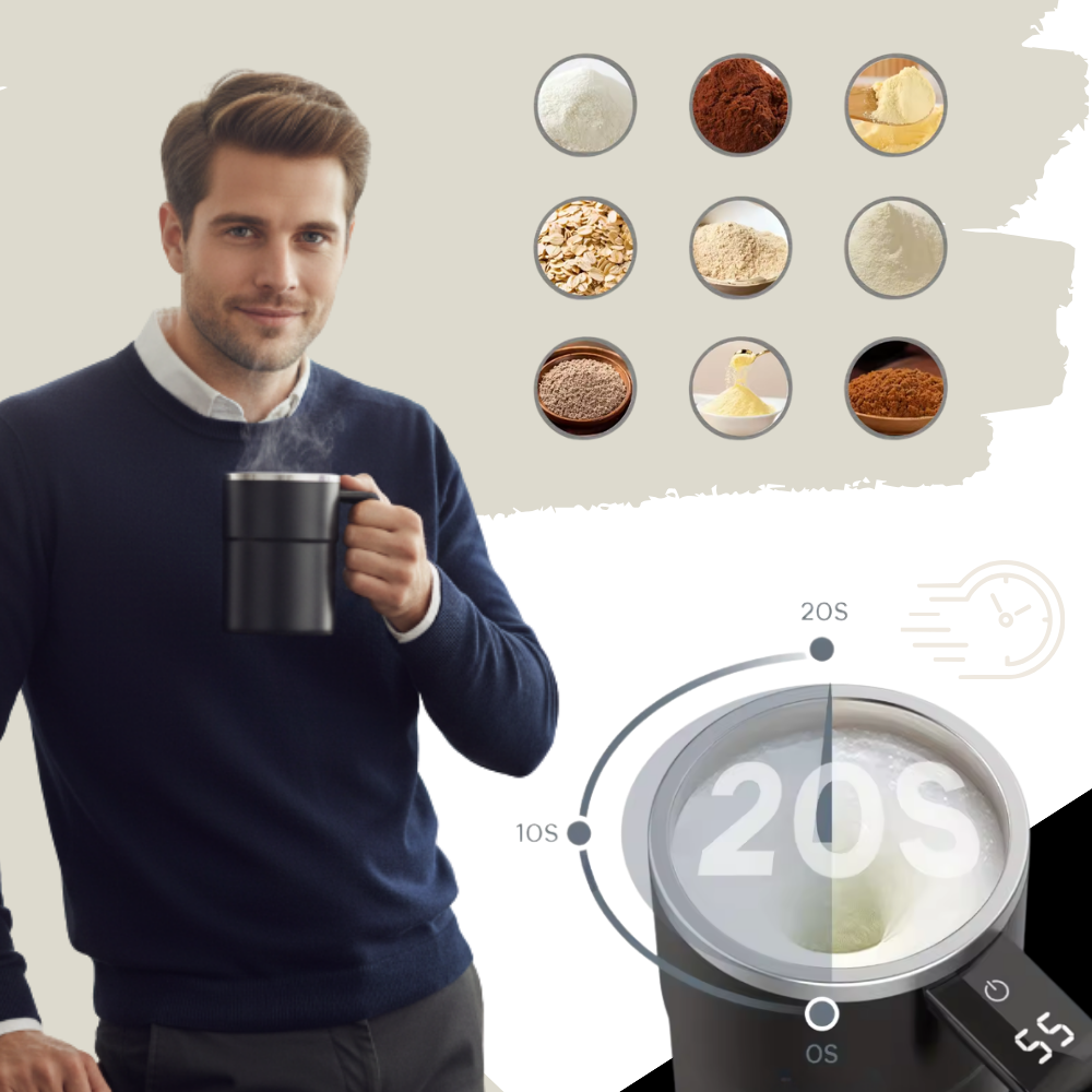 Smidig och smart självblandande kopp - Ozerty