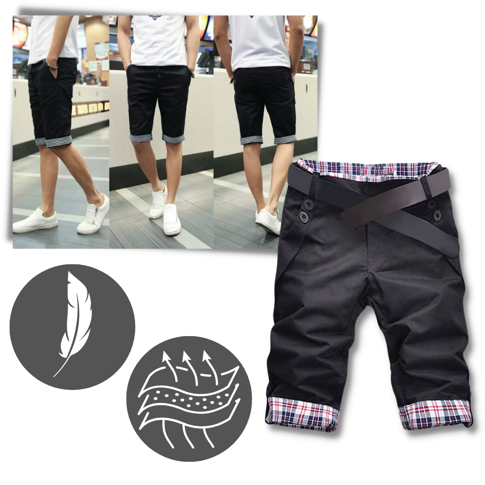 Eleganta cargo shorts för herrar - Ozerty