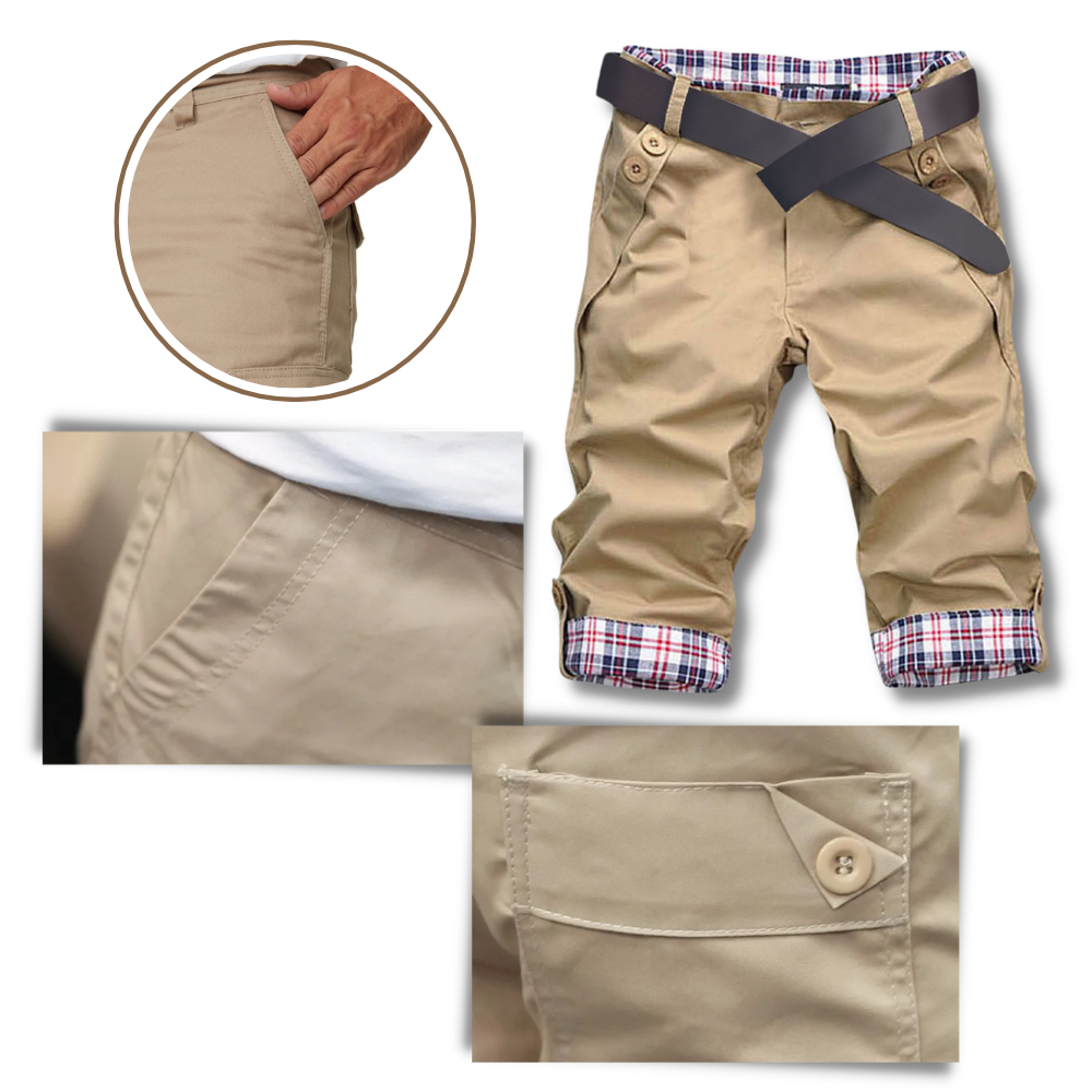 Eleganta cargo shorts för herrar - Ozerty