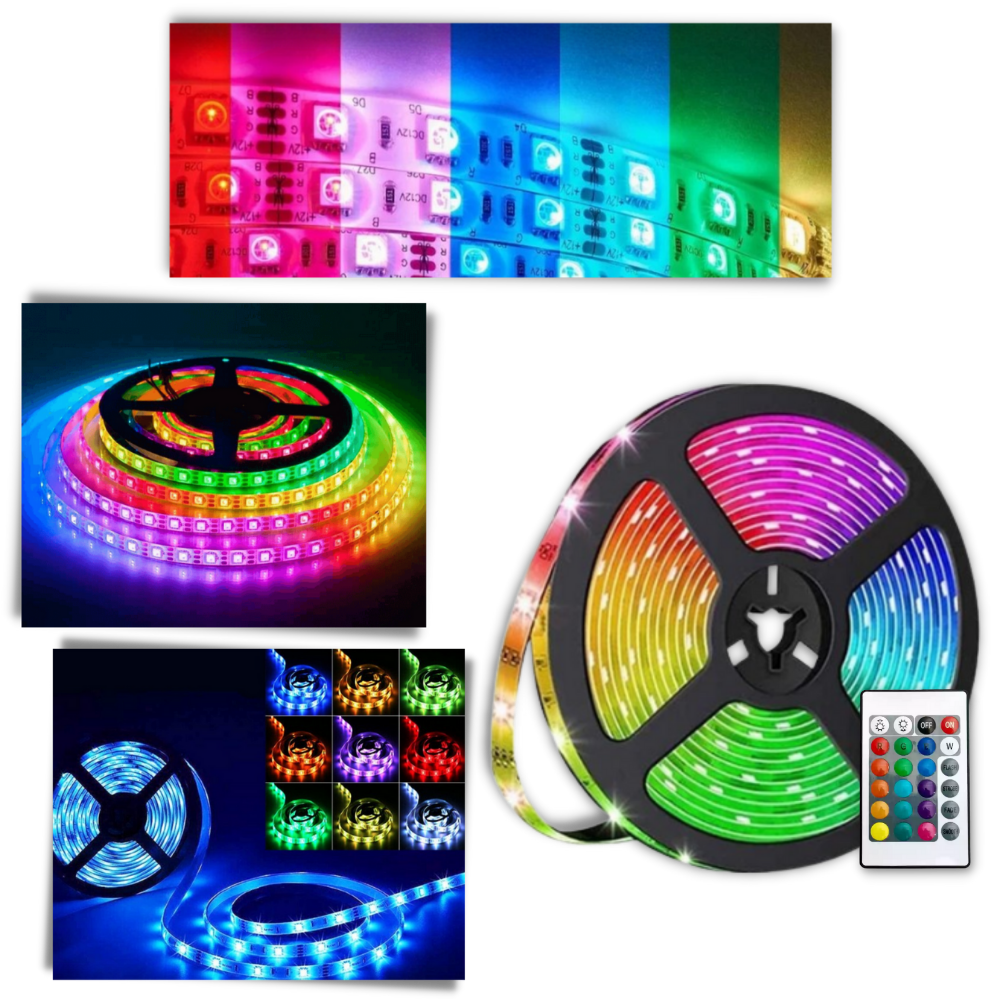 Energieffektiv RGB LED remsa - Ozerty