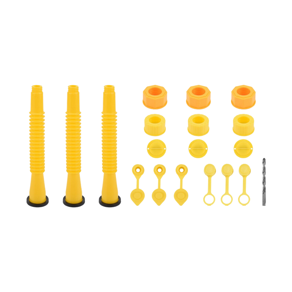 Set med munstycken för bensinbehållare - Ozerty