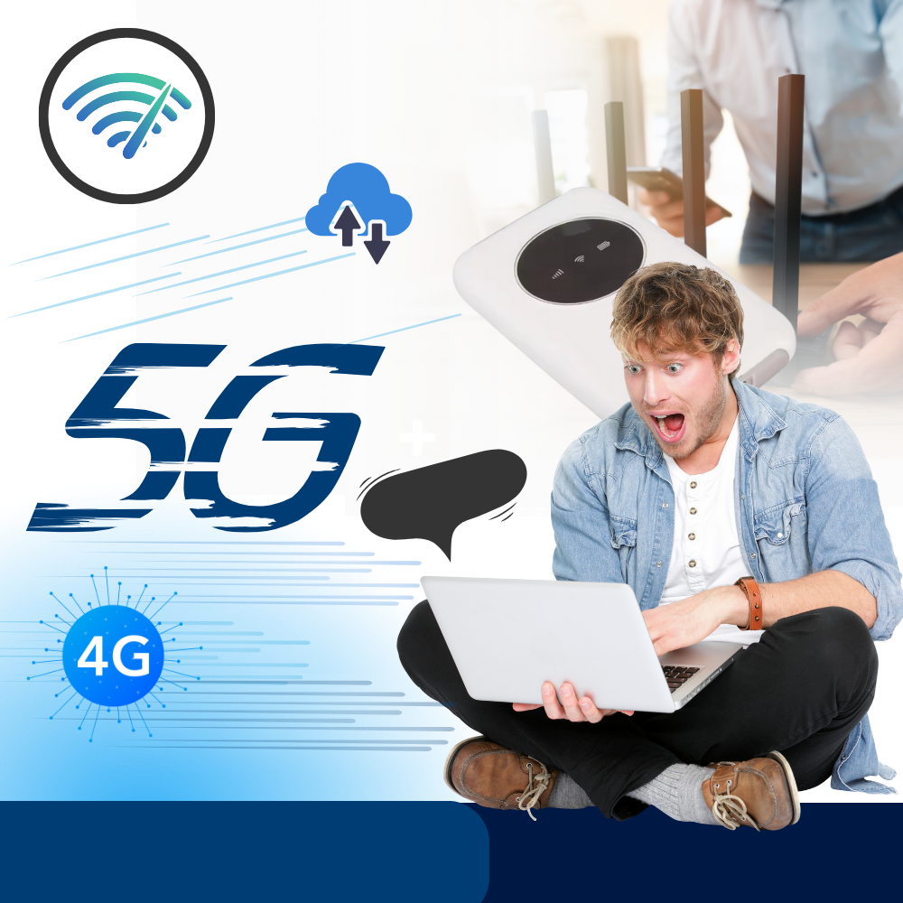 Fast Connect Bärbar WiFi - Ozerty