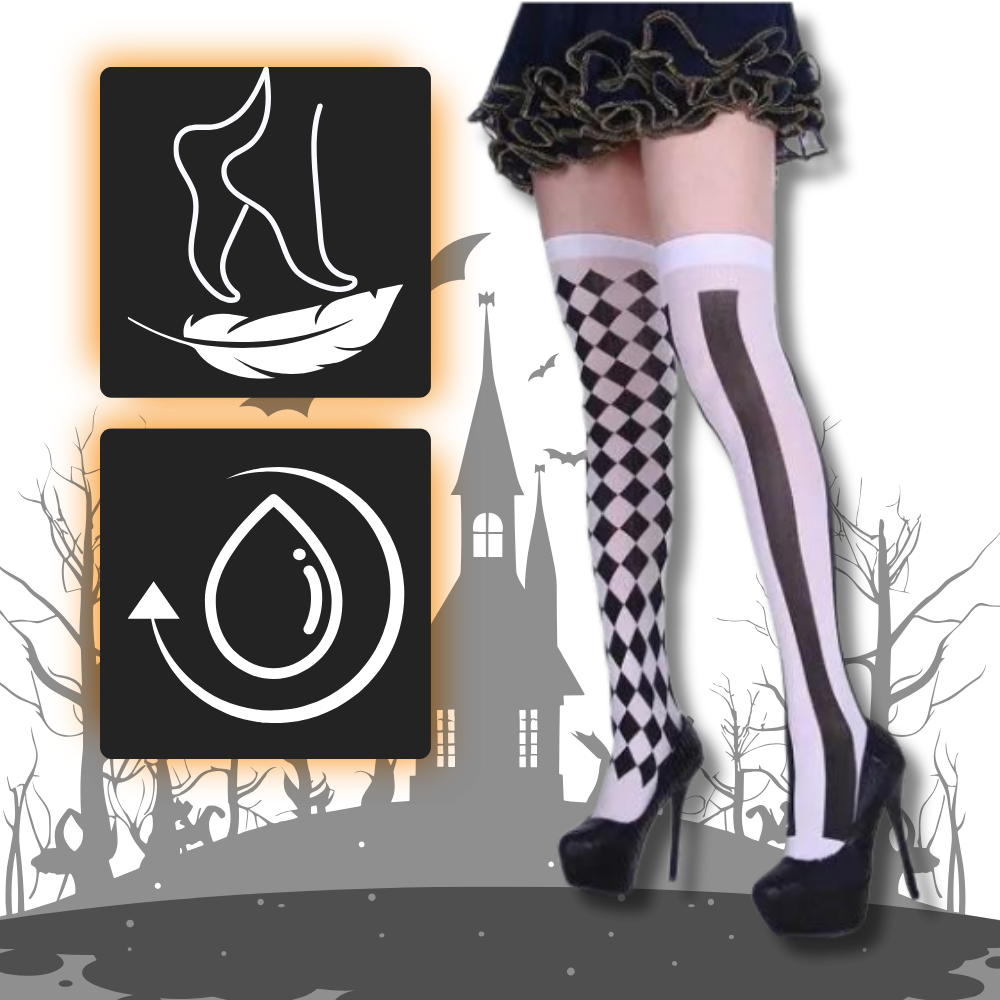 Halloween kompressionsstrumpor - Ozerty