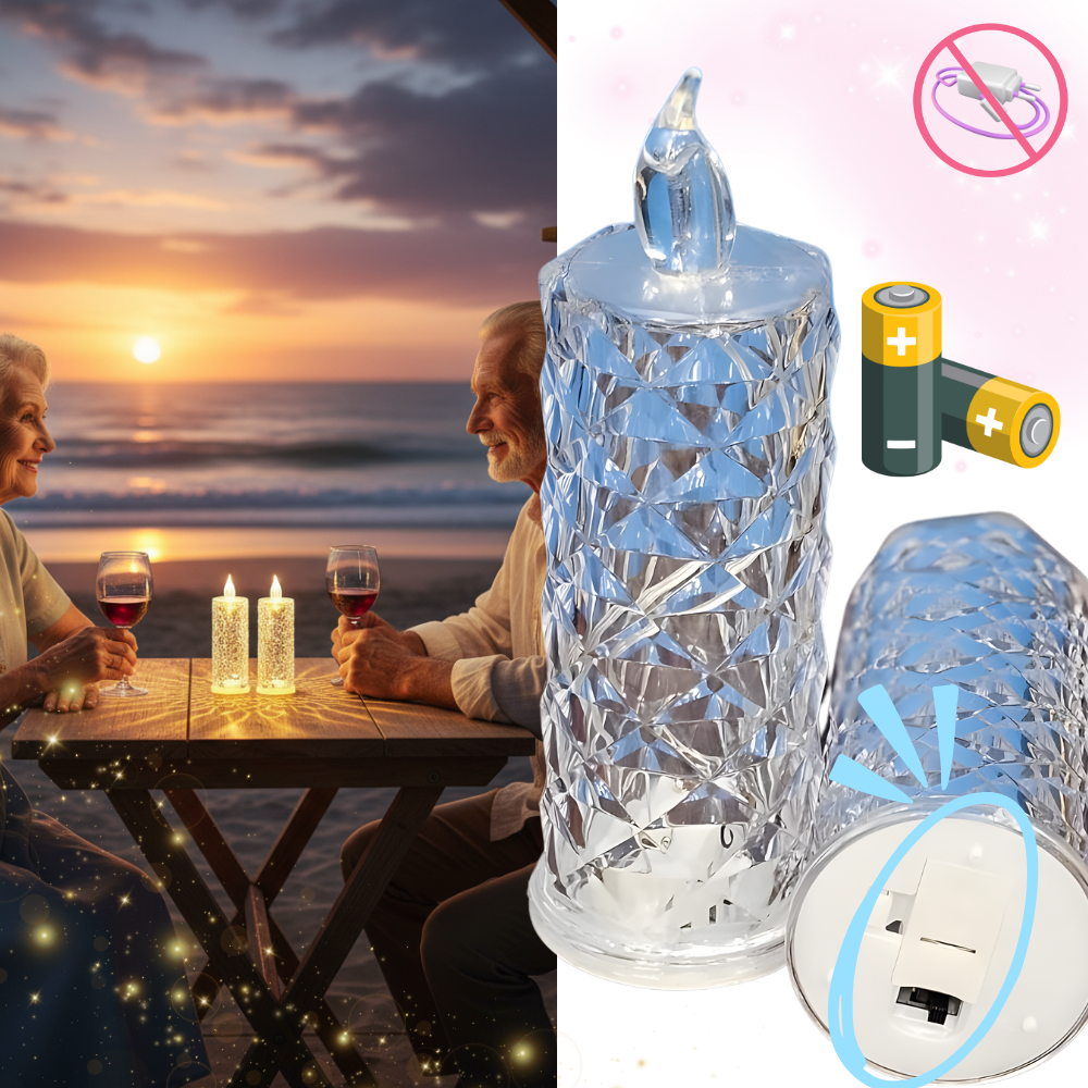 Kristalljuslykta utan låga - Ozerty