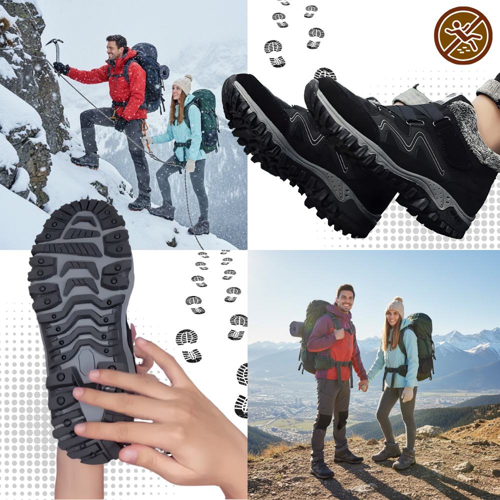 Fleecefodrade varma vinterskor - Ozerty