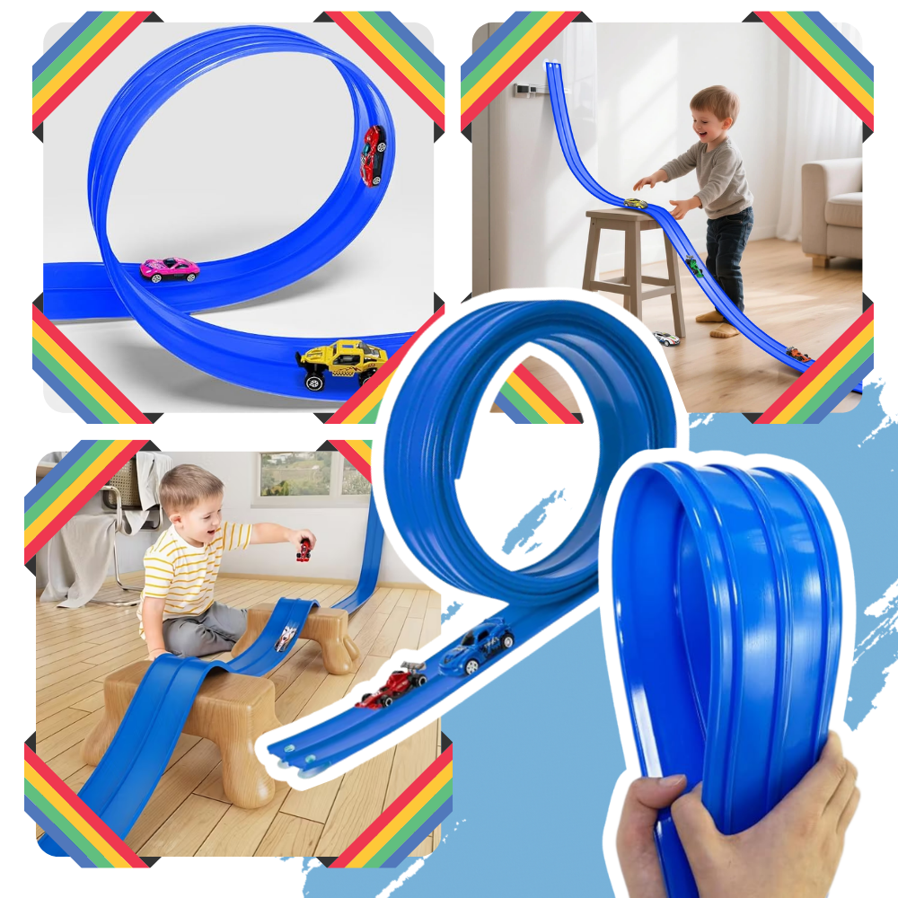 Flexibel 2-spårig bilbana - Ozerty