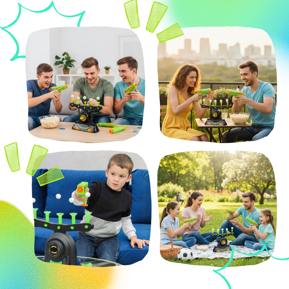 Självlysande målskjutningsleksak - Ozerty