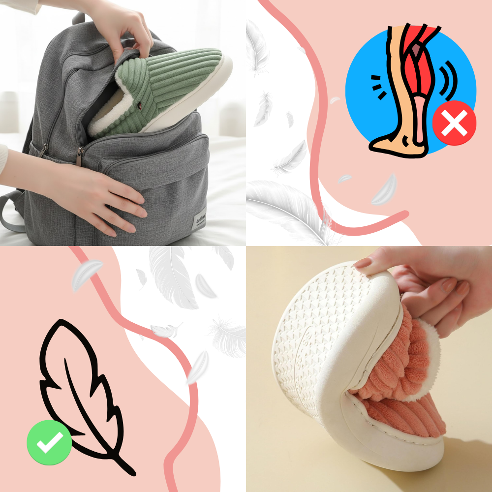 Fluffiga plyschtofflor - Ozerty