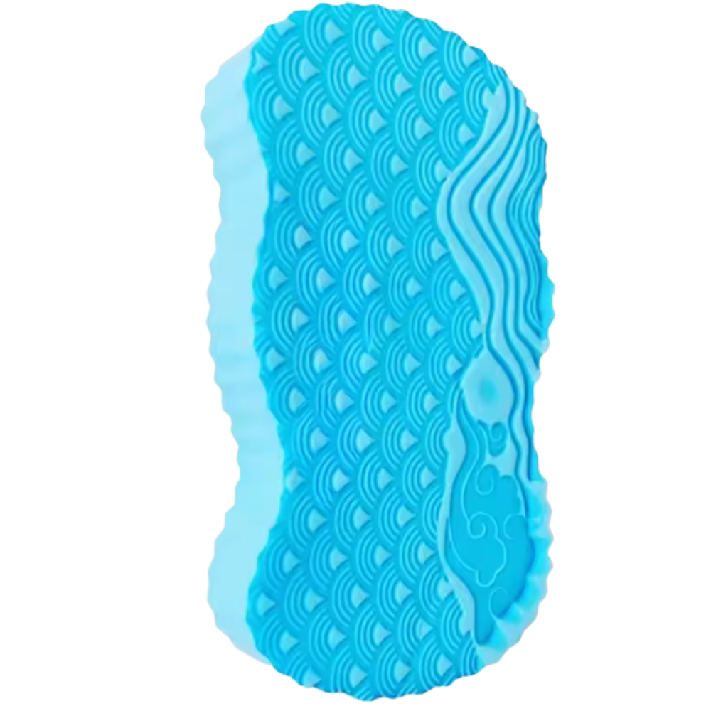 Mild Exfolierande Badsvamp -Blå - Ozerty