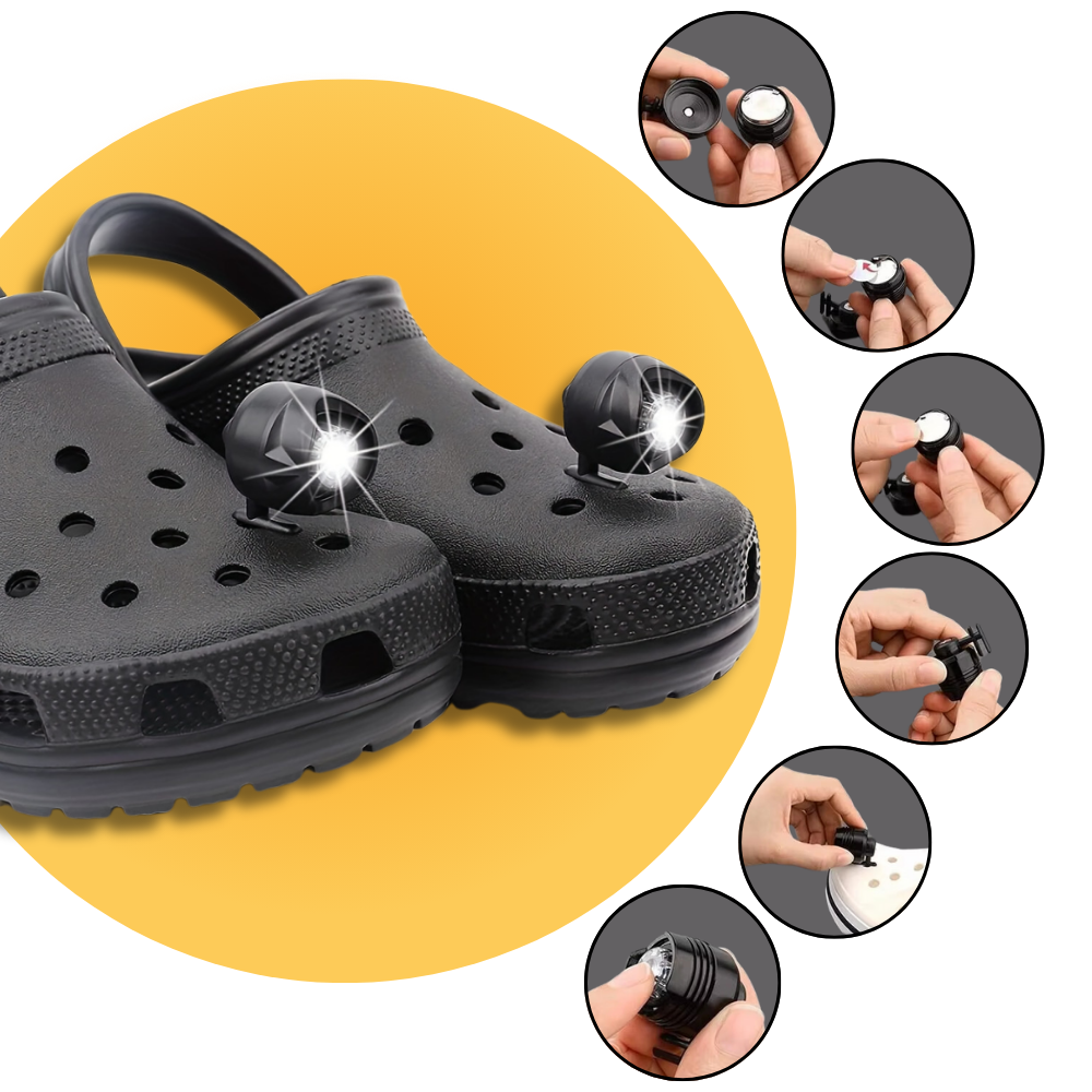 Hands-Free Vattentäta Crocs-lampor - Ozerty