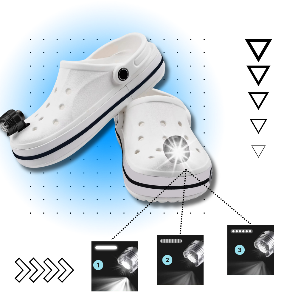 Hands-Free Vattentäta Crocs-lampor - Ozerty