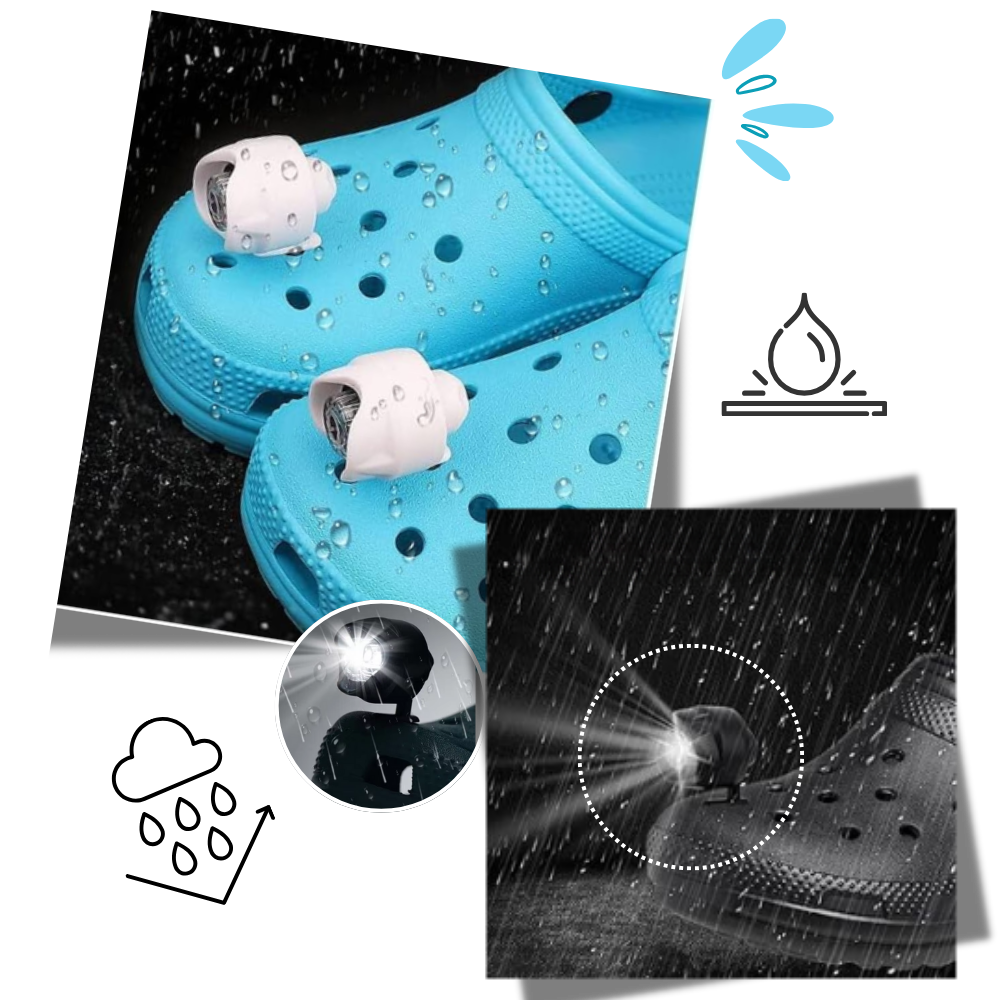 Hands-Free Vattentäta Crocs-lampor - Ozerty
