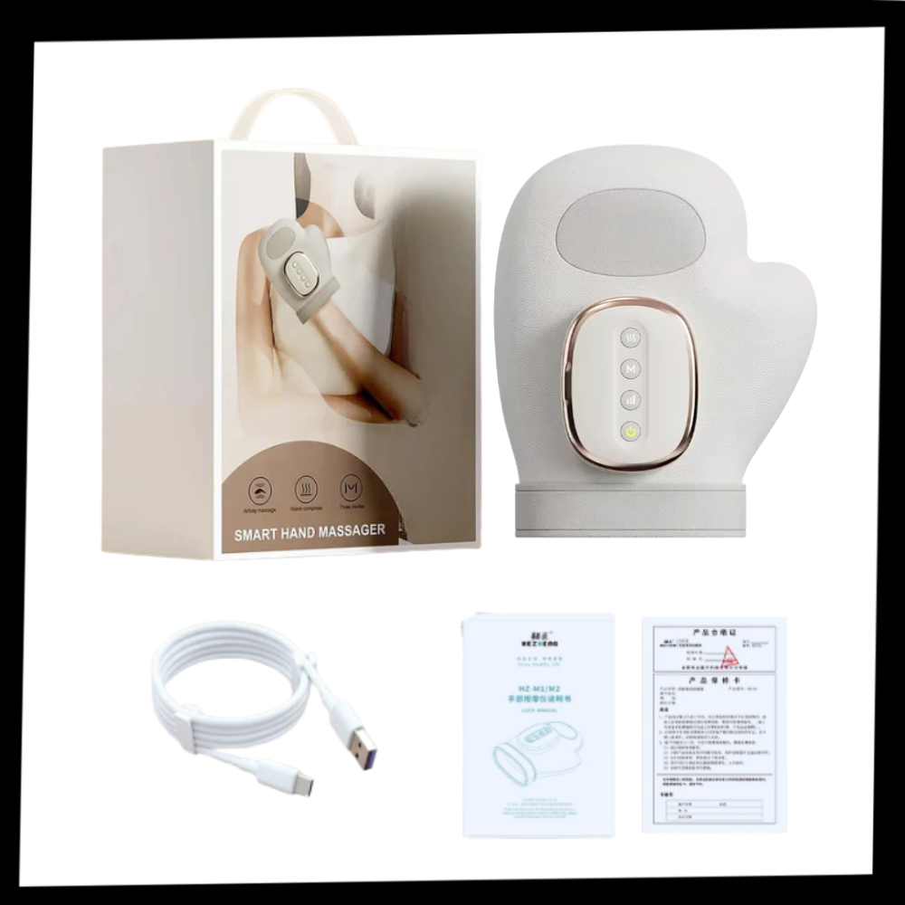 Massagehandske med värmekompression - Ozerty